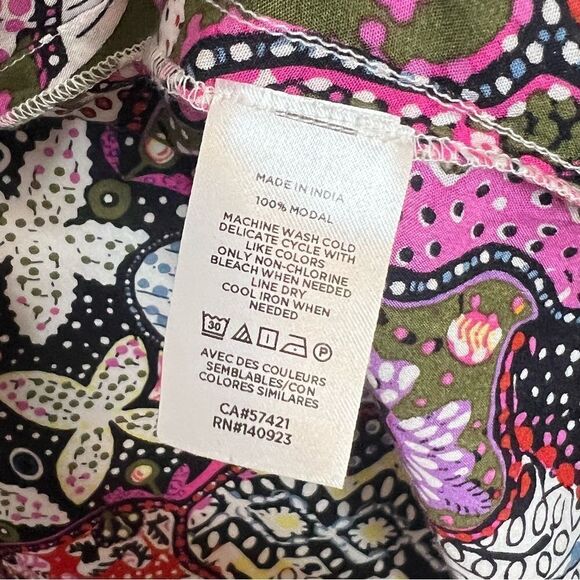 Loft Floral Print Boho Open Front Lightweight Duster Kimono - Picture 7 of 8